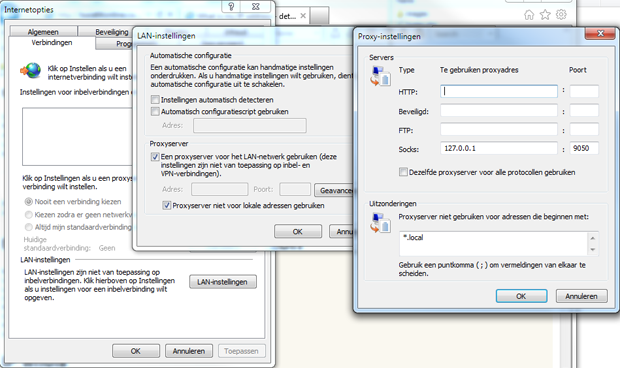 Internet Explorer anoniem